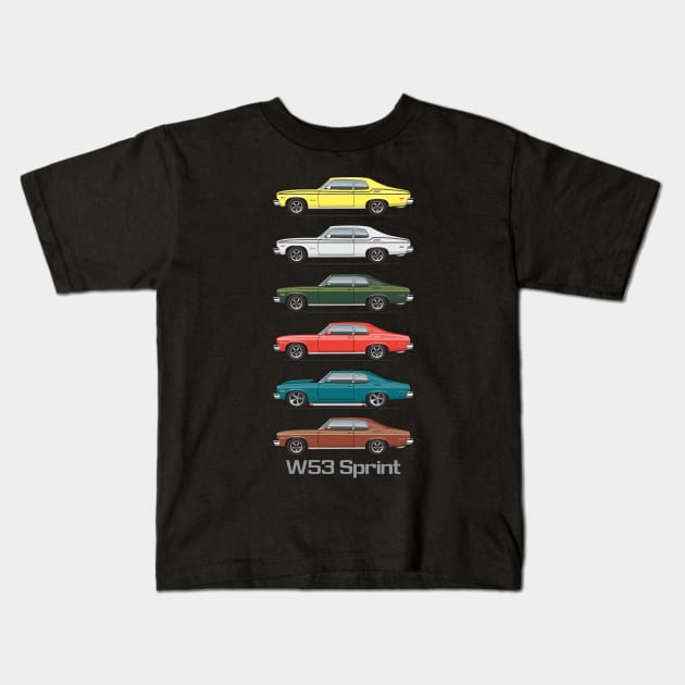 Venturas Kids T-Shirt by ArtOnWheels